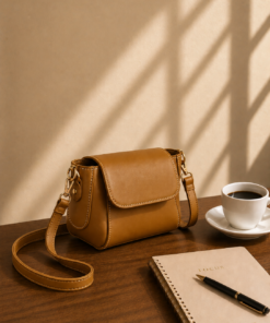 Metro Chic - Crossbody - Mustard Brown