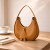 Crescent Bag - Mustard Brown