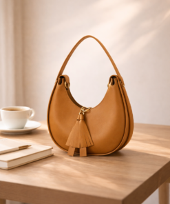 Crescent Bag - Mustard Brown