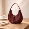 Crescent Bag - Maroon