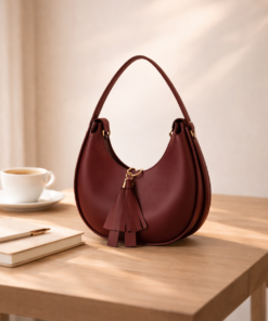 Crescent Bag - Maroon
