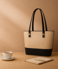 BELLA 1PC- BEIGE & BLACK