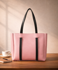 Double Handle Bag - Pink
