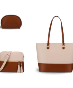 Alternative view of BELLA 3PC - BEIGE & BROWN