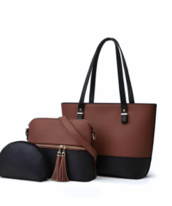BELLA 3PC - BROWN & BLACK