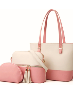 BELLA 3PC - PINK & BEIGE
